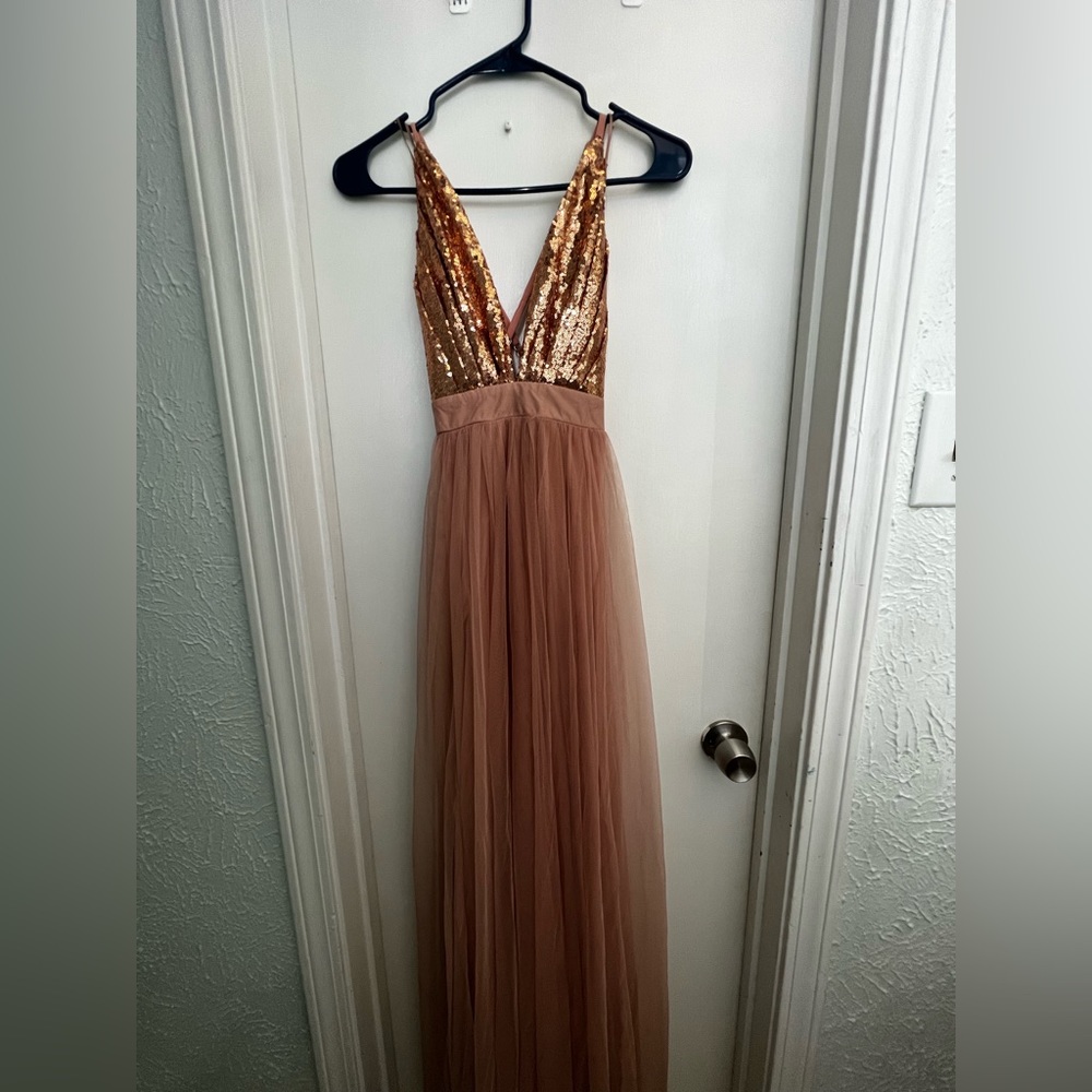 Pink Sparkle & Tulle Gown